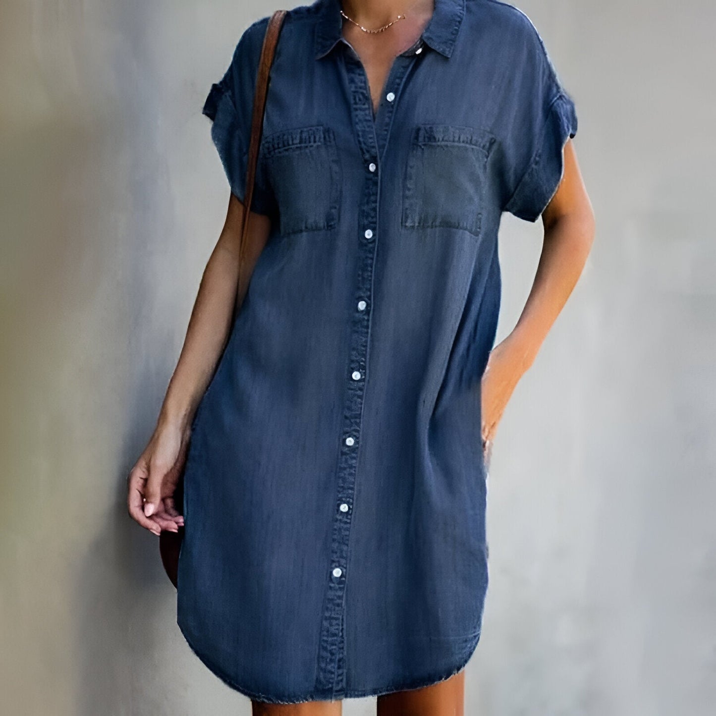 Lena™ - Casual Denim Kjole